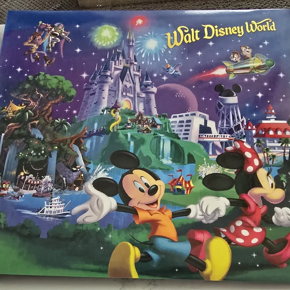 Disney Other - Disney World Kids Puzzle with Mickey and Minnie - Colorful